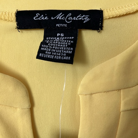 Elie McCarthy Yellow Blouse - Picture 3 of 3
